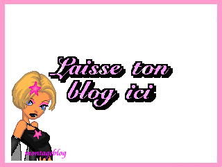 laisse ton blog ici